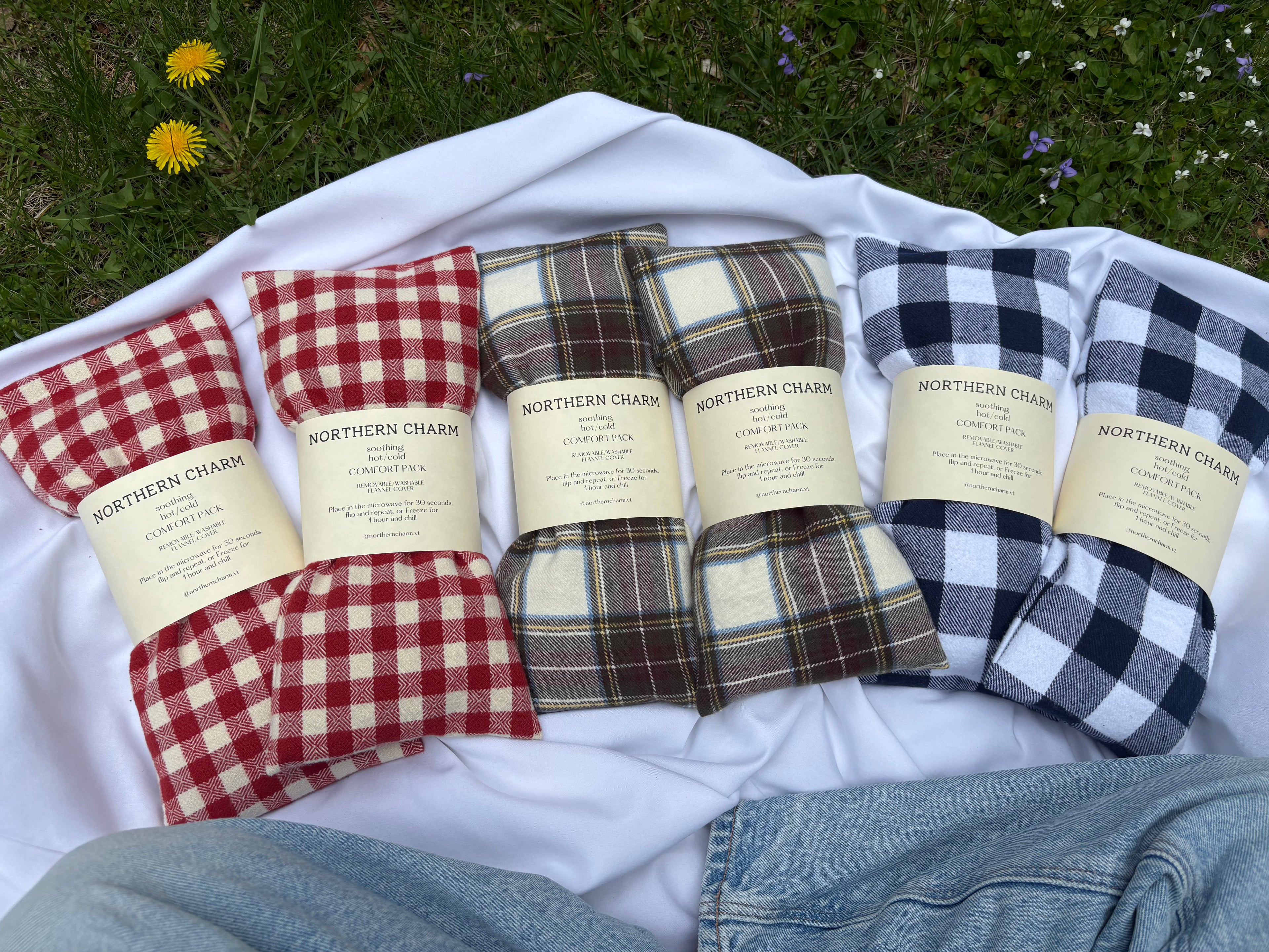 plaid flannel comfort packs