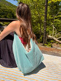 sky's the limit towel tote